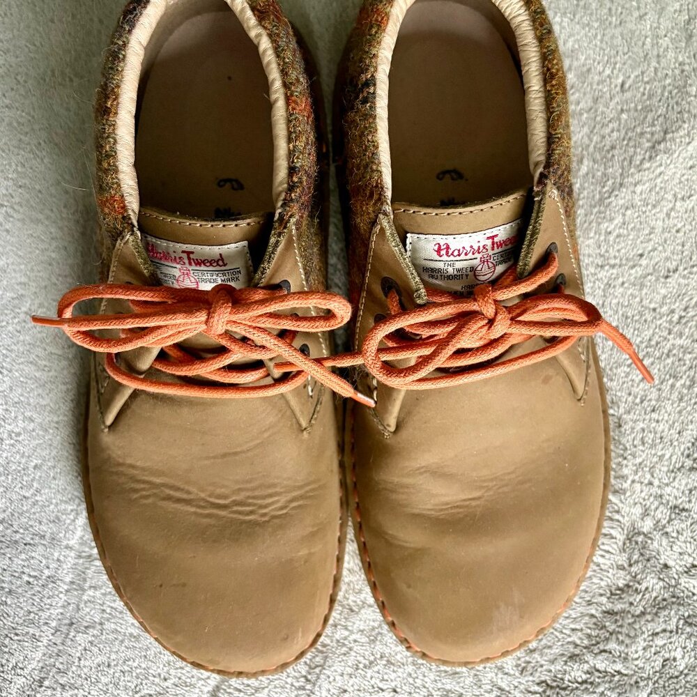 BIRKENSTOCK X Harris Tweed Collab- Women's Tan Ankle Boots